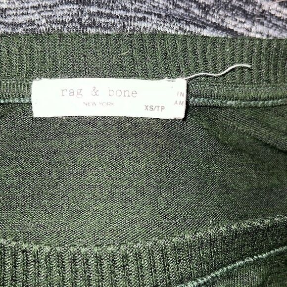 Rag & Bone Striped Color Block Crewneck Sweater Long Sleeve Sz XS X-Small - Picture 4 of 5